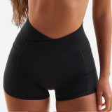 Women Stretch Halter Neck Sports Tank and Fitness Shorts Two-Piece Yoga Set