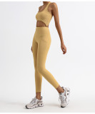 Women Fitness Tank Top and Yoga Pants Two-Piece Set
