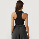 Women Fitness Yoga Dance Running Ribbed Tank Top
