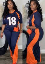 Casual Short Sleeve Top Slim Pants Two Piece Set Casual Short Sleeve Top Slim Pants Two Piece Set