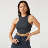 Women Fitness Yoga Dance Running Ribbed Tank Top