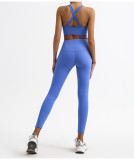 Women Fitness Tank Top and Yoga Pants Two-Piece Set