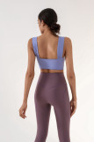 Women Fitness Padded Wrap Yoga Top