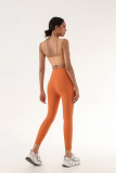 Women Fitness Padded Wrap Yoga Top
