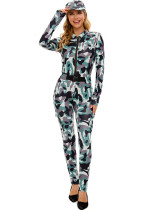 Women Camouflage Jumpsuit