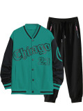 Men's fall American casual baseball jacket