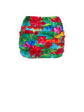 Floral Print Two-Piece Swimsuit with Bodycon Skirt 3-Piece Set