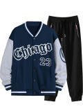 Men's fall American casual baseball jacket