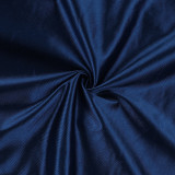 Autumn Chic Sexy Deep V Slim Waist Satin Slit Dress