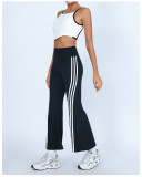 Yoga SBra Tank High Waist Flared Pants 2 Piece Set