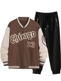 Men's fall American casual baseball jacket