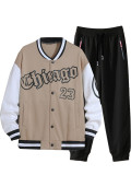 Men's fall American casual baseball jacket