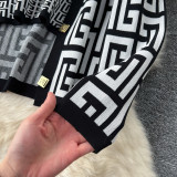 Fall Winter Maze Pattern Cardigan Tank Pants Knit Set