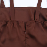 Women Sexy Backless Bodycon Strap Dress