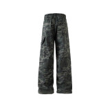 Women Autumn Print Woven Pants