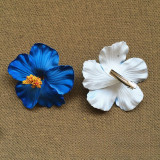 Women Bohemian Egg Beach Hibiscus Flower Headpiece