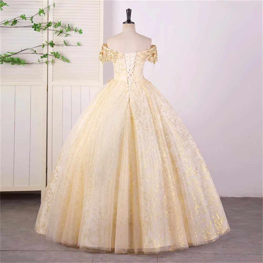 Women Colorful Tulle Off-Shoulder Tutu Evening Dress(Processing time need 3-6 days)