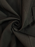 Women's Solid Color Sleeveless Straight-Leg Pantsuit Professional Office Set