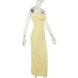 Women Summer Sexy Strappy Backless Lace-Up Dress