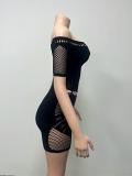 Women's Lace See-Through Sexy Off-Shoulder Romper