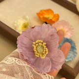 Women Spring/Summer Beach Holidays Lily and Hibiscus Hairpin