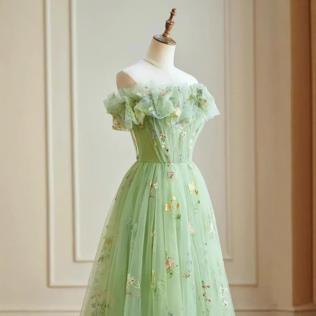 Women Off-Shoulder Strapless Evening Dress(Processing time need 3-6 days)