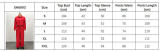 Red Striped Long-Sleeve Shirt & High-Waist Wide-Leg Pants Set African Women's Fashion Trendy Casual Outfit