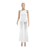Women Sexy Backless Lace-Up Long Dress for Nightclubs and Parties with a Slit Bodycon Dress