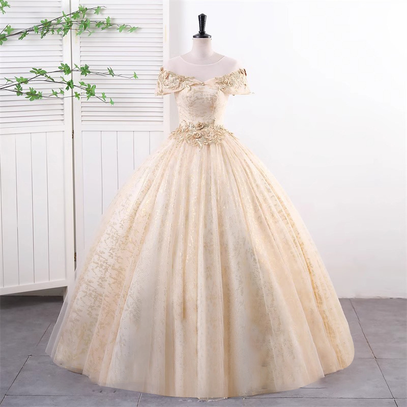 Women Colorful Tulle Off-Shoulder Tutu Evening Dress(Processing time need 3-6 days)