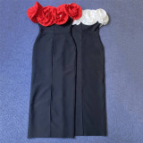 Women Floral Off-Shoulder Bandage Dress