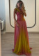 Women's Summer Gradient Long Dress