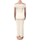 Women's Summer Fashion Off-Shoulder Dress