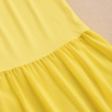 Women sexy cutout sexy top patchwork skirt two-piece set