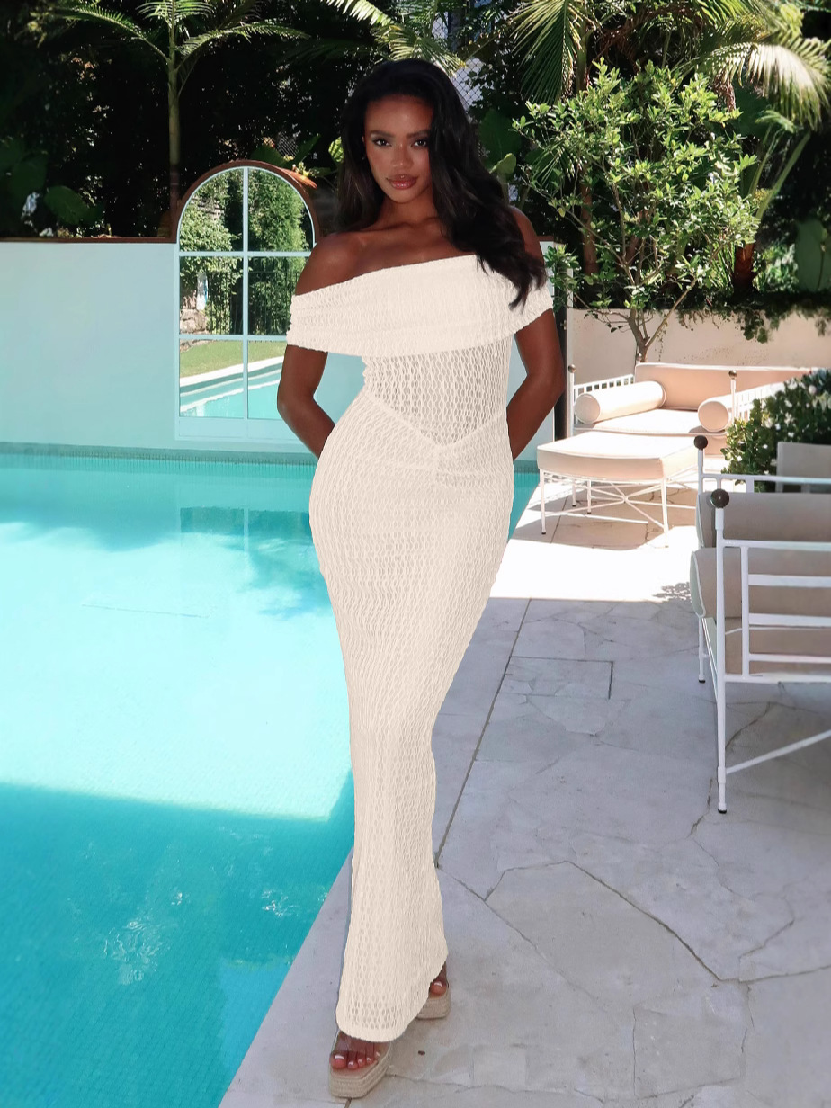 Women's Summer Fashion Off-Shoulder Dress