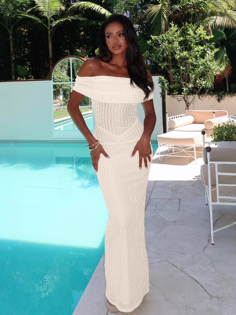 Women's Summer Fashion Off-Shoulder Dress