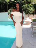 Women's Summer Fashion Off-Shoulder Dress