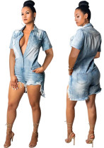 Women Fringed Snap-Button Jumpsuit