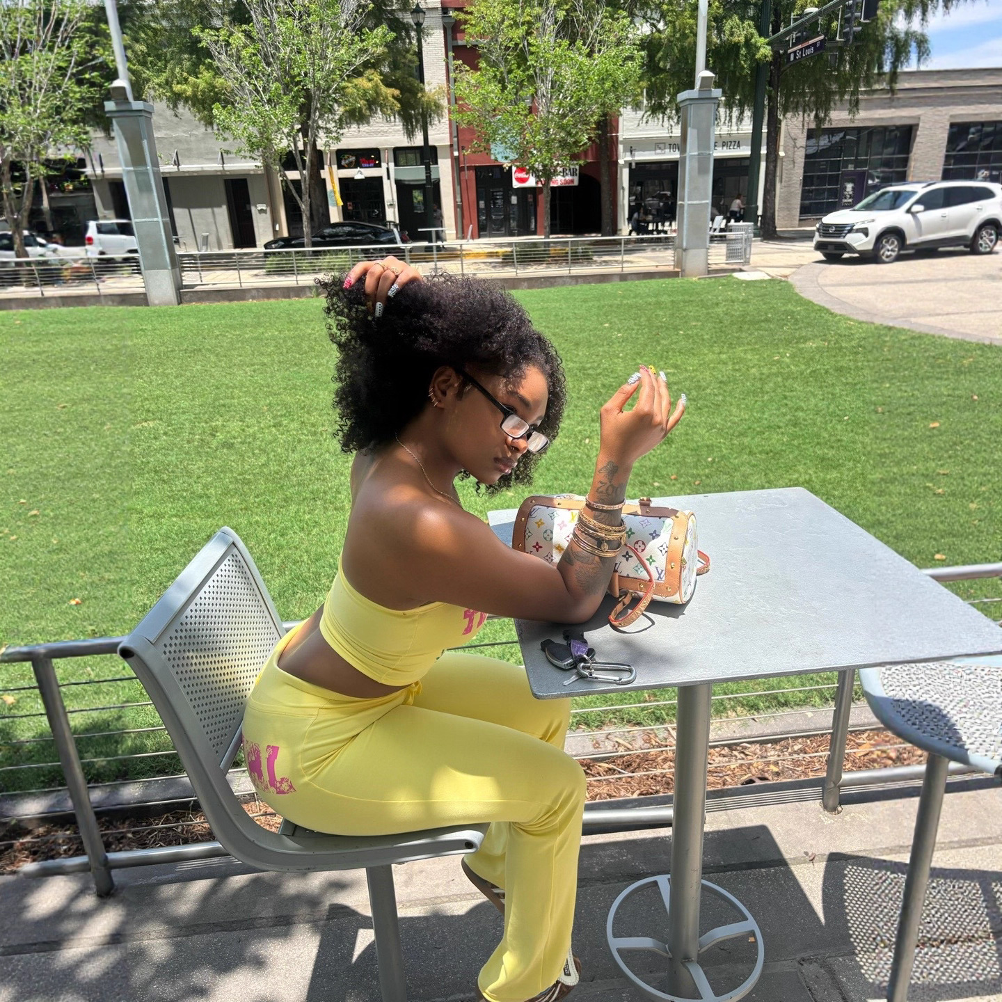 Sexy Elastic Waist Tie Hoodie Pants Casual Sporty Set Women Three-Piece Outfit