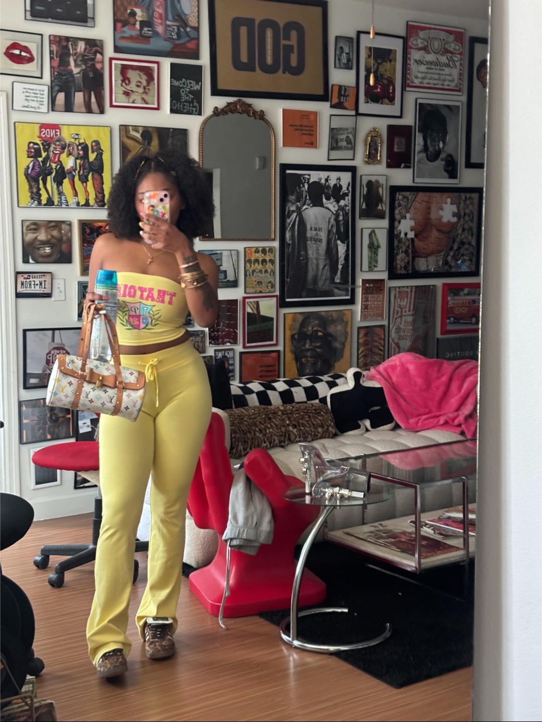 Sexy Elastic Waist Tie Hoodie Pants Casual Sporty Set Women Three-Piece Outfit