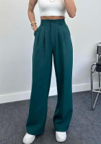 Women Spring/Summer Casual Elegant Straight-Leg Pants