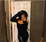 African-Style Fall/Winter Off-The-Shoulder Basic Knitting Sweater Top