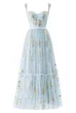 Women sexy mesh halter prom dress（Processing time need 3-6 days）