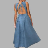 Women Spring Casual Elegant Sleeveless French Dress