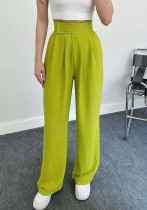 Women Casual Linen Straight-Leg Pants