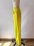 Women Spring/Summer Casual Elegant Straight-Leg Pants