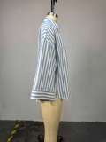 Women Summer Turndown Collar Casual Shirt Top
