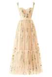 Women sexy mesh halter prom dress（Processing time need 3-6 days）