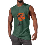 Men's Print Loose Casual Men's Vest