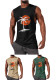 Men's Print Loose Casual Men's Vest