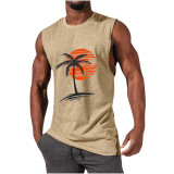 Men's Print Loose Casual Men's Vest